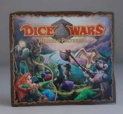 Dice Wars Heroes of Polyhedra Role Playing Game Dice Cards & Map Set D&D