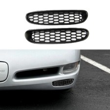 Black Front Fog Light Honeycomb Lamp Trim Cover For Chevrolet Corvette C5 97 Black Front Fog Light Honeycomb Lamp Trim Cover For Chevrolet Corvette C5 97