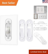 Child Safety Wall Switch Covers - Clear Design, 2 Pack for Secure Switches