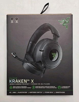 Razer Kraken V4 X Wired Over-the-Ear Gaming Headset for PC, Mac, Playstation