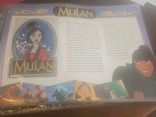 mulan willabee and ward 9x12 patch disney collection sheet w&w display