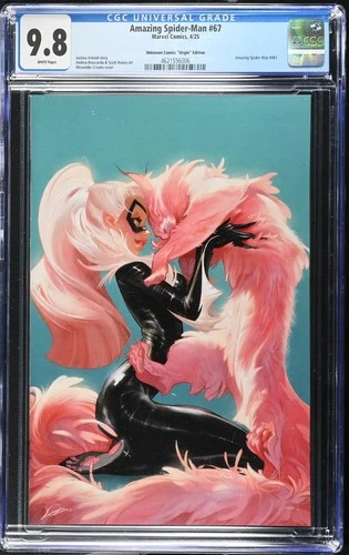 (CGC 9.8) 2025 Amazing Spiderman 67 Alexander Lozano Virgin - Black Cat Variant