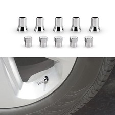 5Set Tire Valve Caps, Car Tire Caps Covers, Chrome Plated Valve Stem TR413AC
