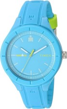 Timex TW5M17200 Ironman Essential Analog 38mm Blue/Green Silicone Strap Watch