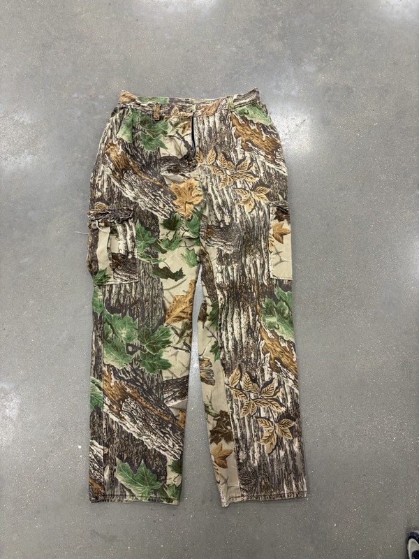 VTG Flint River Outdoor Wear Camo Pants Women’s 12 Advantage Wetlands USA Made