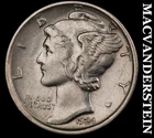 1924-D Mercury Dime- Silver- Choice Almost Uncirculated- Semi Key Date #M6324