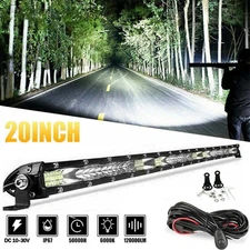 20inch 1200W Led Light Bar Dual Row Spot Flood Combo Work UTE Truck ATV SUV 22''