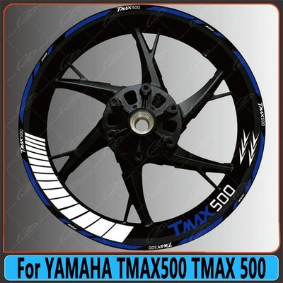 For YAMAHA TMAX500 TMAX 500 Wheel Hub Rim Decorative Decal Reflective Sticker