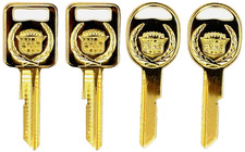4 Cadillac Logo Oem Gold 2 A 2 B Ignitiondoorstrunk Key Blanks Set B48 B49 4 Cadillac Logo Oem Gold 2 A 2 B Ignitiondoorstrunk Key Blanks Set B48 B49