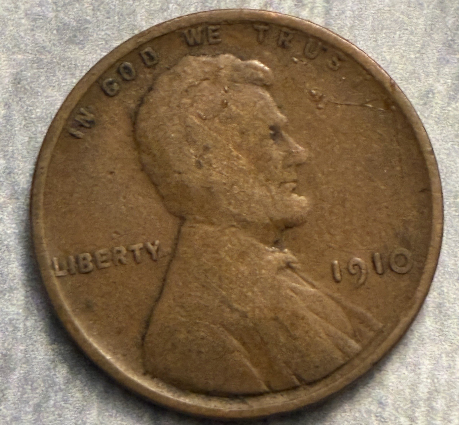 1910 Lincoln Wheat Cent Philadelphia Mint BN2325