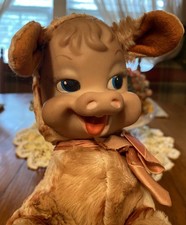Rushton Star Creations 1950s Vintage Rubber Cow Face