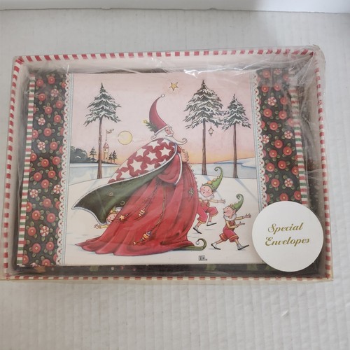 Vintage Maria Engelbreit Sonnenaufgang Weihnachten Zauberer Grußkarten Set, 11 in jeder Box. - Bild 3 von 10