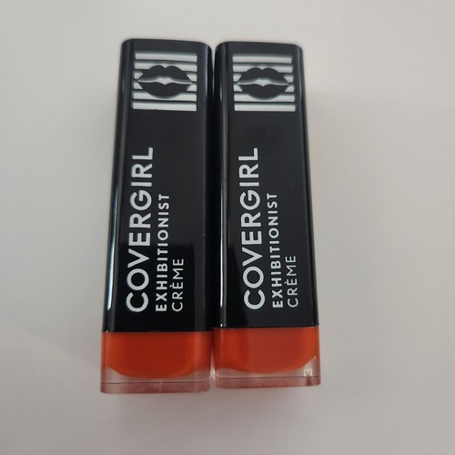 Covergirl Exhibitionist Creme Lipstick #495 Orange AF x2 - Picture 1 of 6
