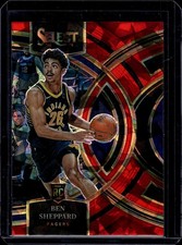 2023-24 Panini Select #105 Ben Sheppard Red Cracked Ice Prizms