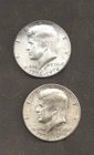 Two (2) Kennedy 1776-1976-S 40% Silver Half Dollars MS