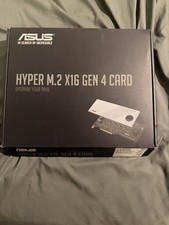 ASUS Hyper M.2 X16 Gen4 PCIe x16 4-Port M.2 RAID Controller Card