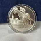 .925 Sterling Silver Round SECRETARIAT FM 100 Greatest Events In Sports