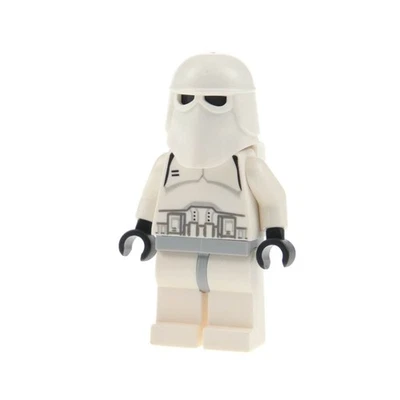1x Lego Minifigur Star Wars Snowtrooper weiß Hüfte grau Kopf schwarz Helm sw0080 - Bild 1 von 3