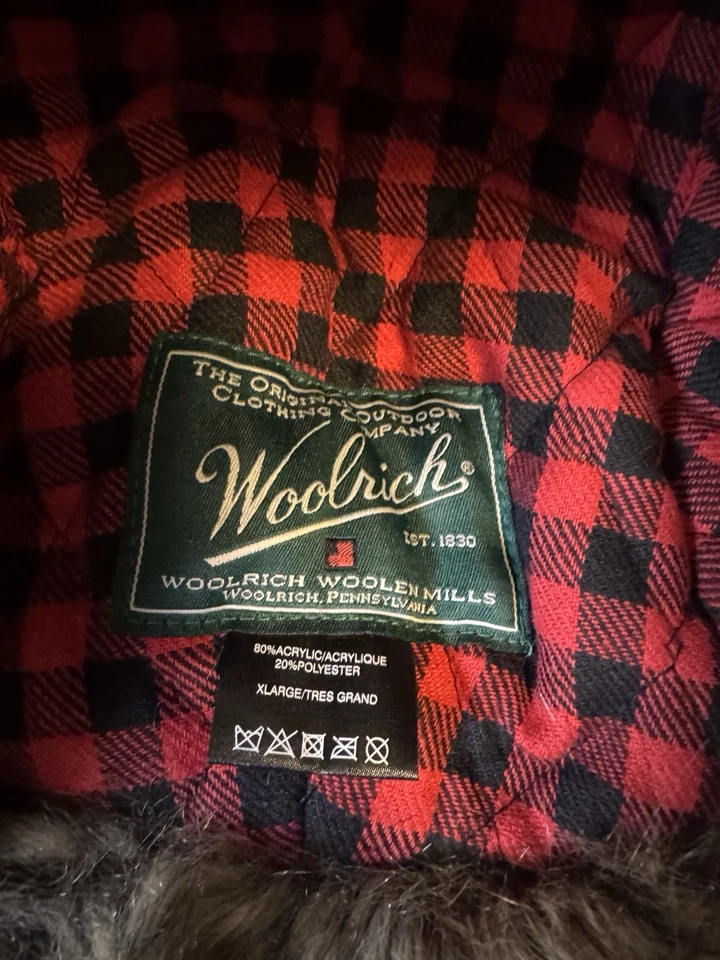 Woolrich UNISEX Faux Fur Trooper Brown Hat Size: X-Large - Image 3 of 4