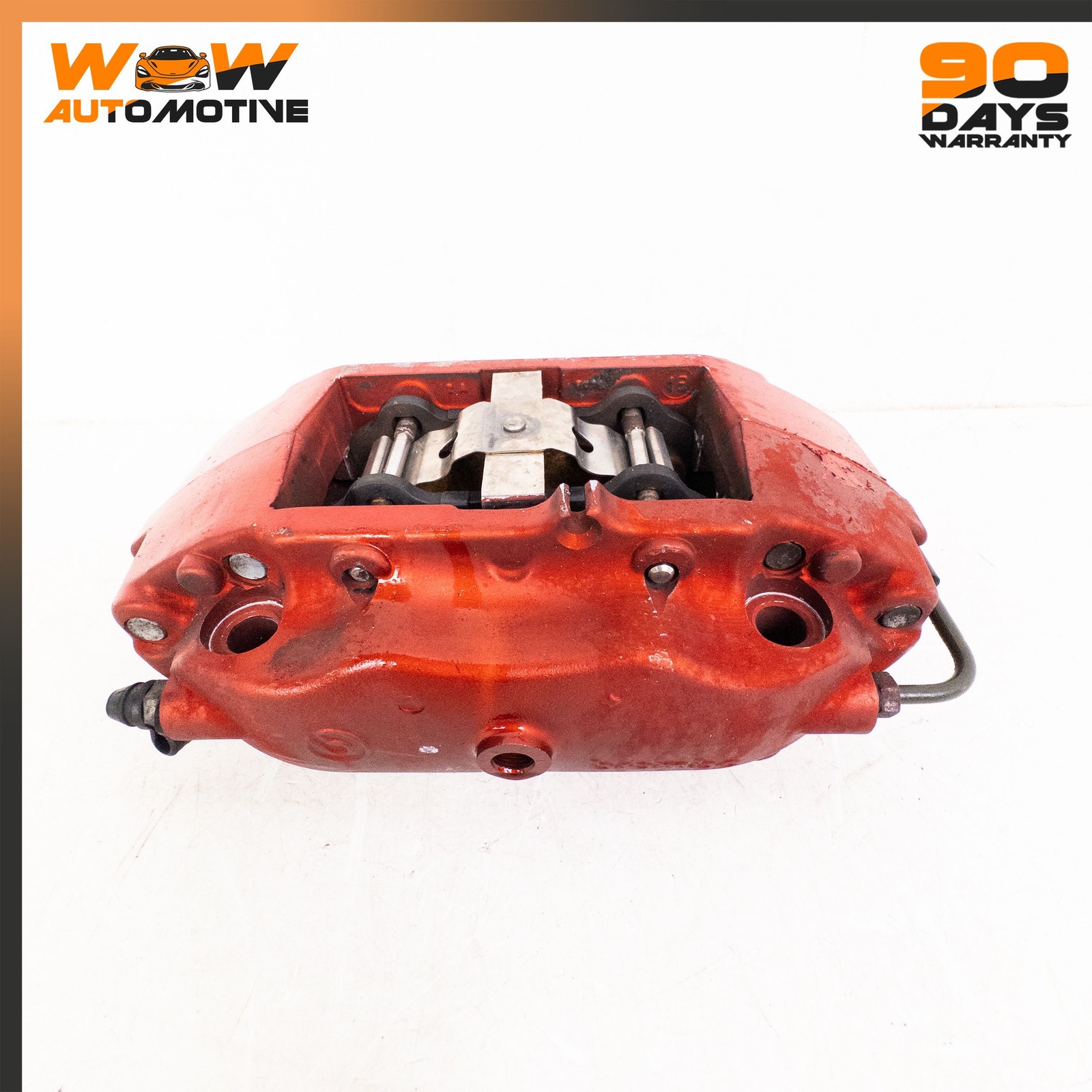 03-19 MASERATI GRANTURISMO S REAR RIGHT LEFT BRAKE CALIPER ASSEMBLY RED SET OEM