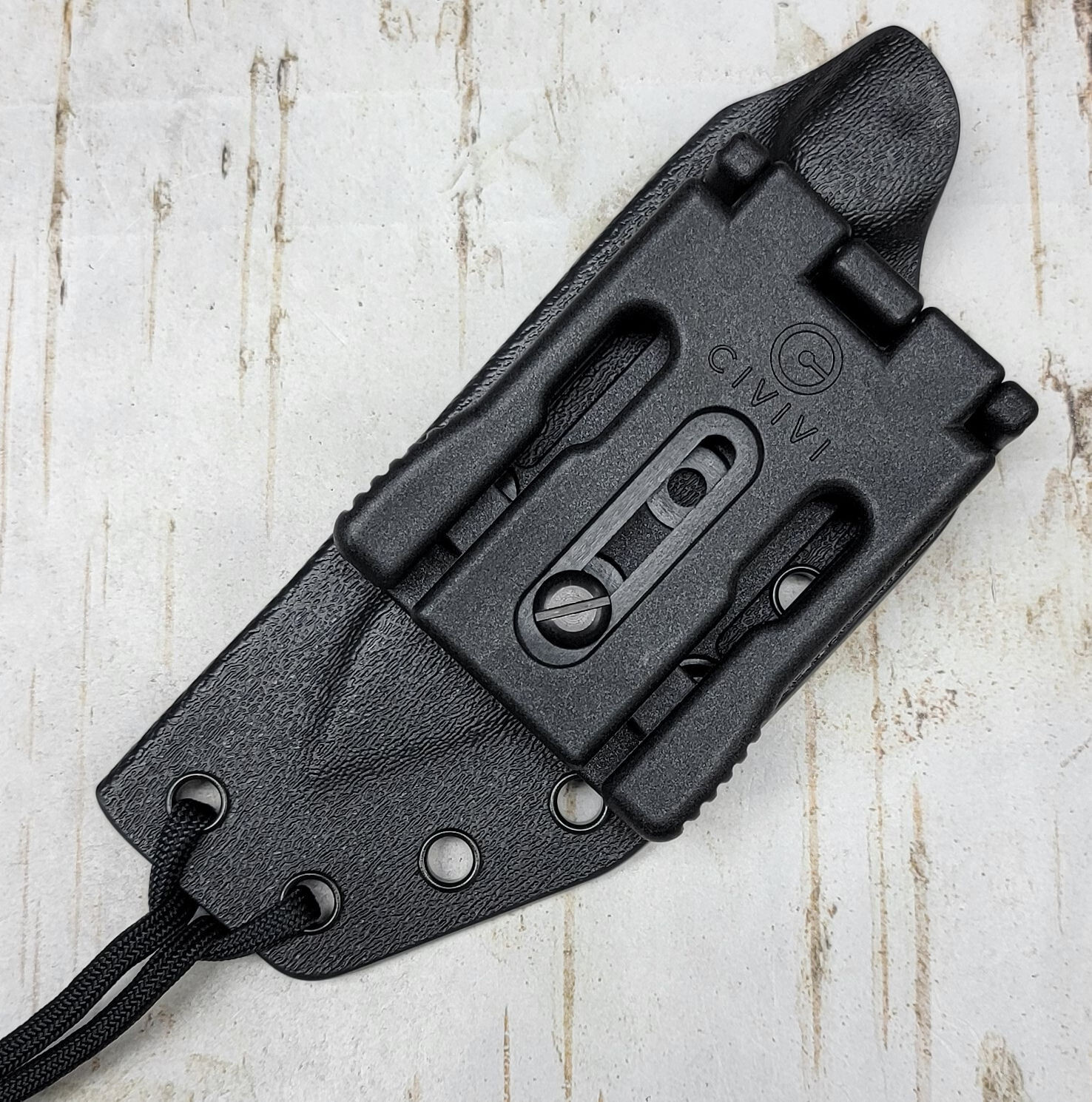 HANDMADE KYDEX SHEATH for BRADFORD GUARDIAN 3.5 TANTO w MICARTA HANDLE