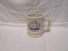 Old Spice Grand Turk Ship American Flag Shaving Mug With Quote