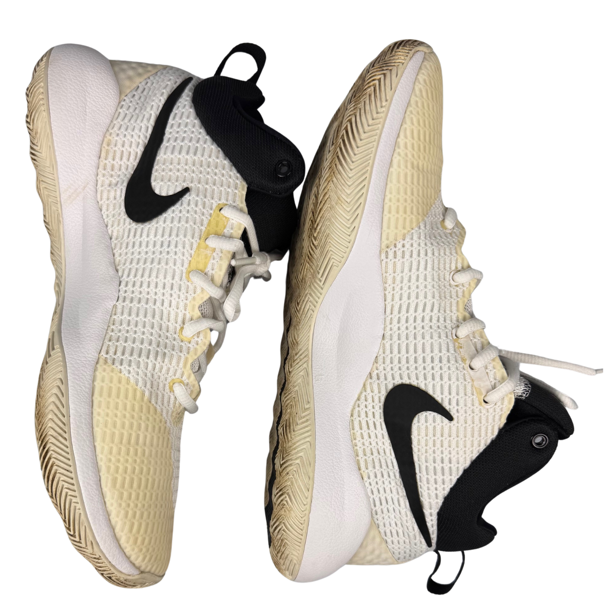Nike Zoom Rev Sneakers Shoes Mens TB Basketball  White Black 922048-100 Size‎ 9 Nike Mens Zoom Rev TB Basketball Shoes Sneakers White Black  main image 4
