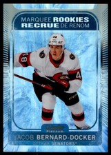 2021-22 O-PEE-CHEE PLATINUM ARCTIC FREEZE MARQUEE ROOKIES JACOB BERNARD-DOCKER
