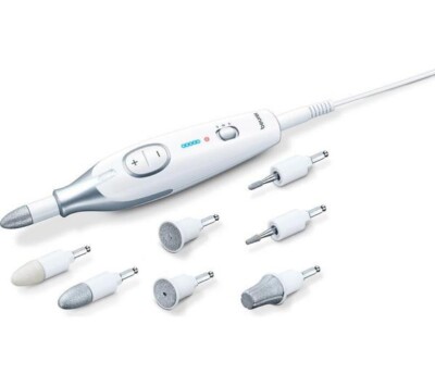 Beurer MP42UK Pediküre und Maniküre Set elektrische Nagelfeile mit 7 hochwertigen