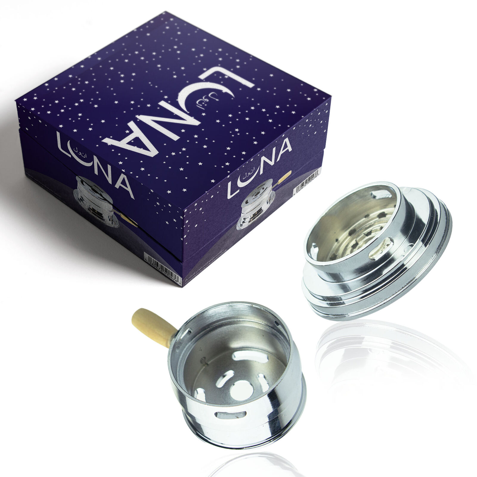 Luna Uno Shisha Kopf Aufsatz Kamin Wärmeregler Wasserpfeife für Tonkopf Kohle