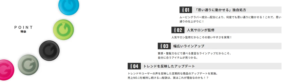 Mandom GATSBY Hair Wax Moving Rubber Multi-form 80g×10 - Made in Japan - Image 4 of 4