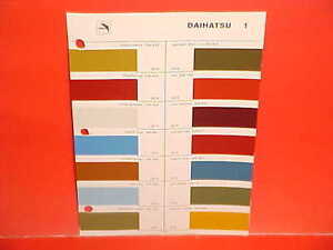 Glasurit Color Chart