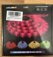 100 Ft LED Lights Control Music Sync Color Changing W Remote Any Room NEW