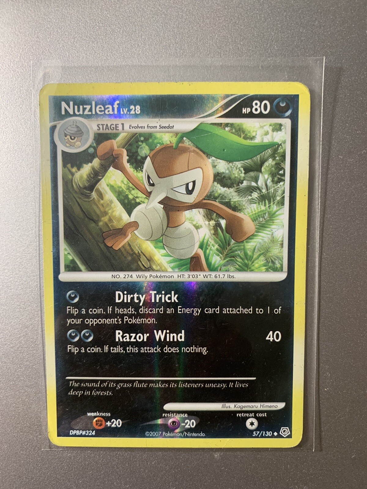 Pokemon - Spinarak - 103/123 - Common - Rare Reverse Holo - Mysterious Treasures