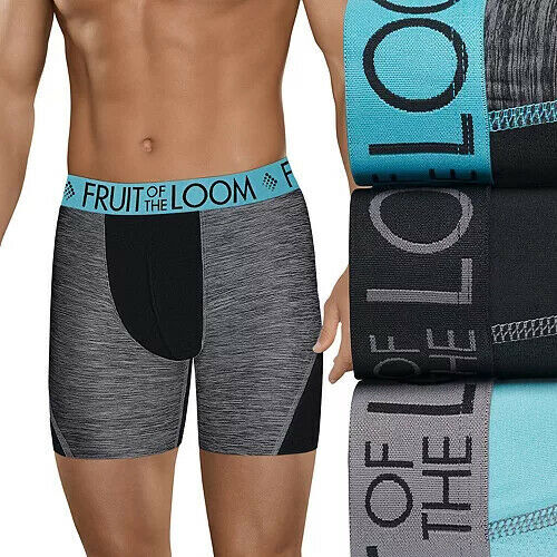 fruit of the loom select men's breathable performance boxer briefs