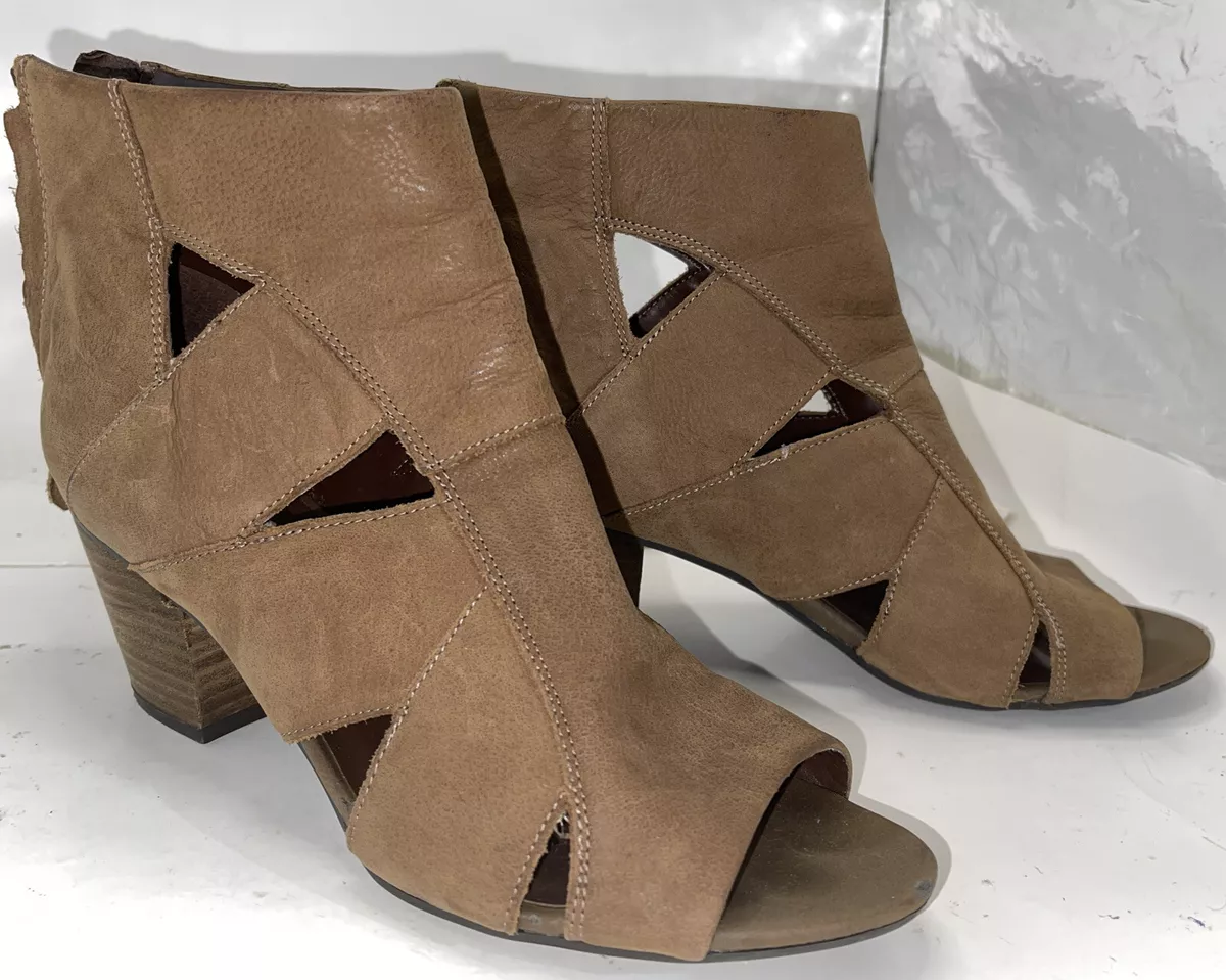 Franco sarto peep toe booties cheap