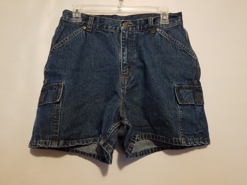 WOMEN'S RIDERS BLUE DENIM JEAN SHORTS 