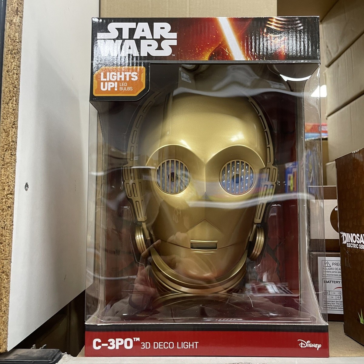 Star Wars C-3PO (Head) 3D Deco Light FX 12.5