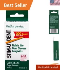 Mint-Flavored Stim-U-Dent Plaque Removers - 600 Flexible Picks for Freshness