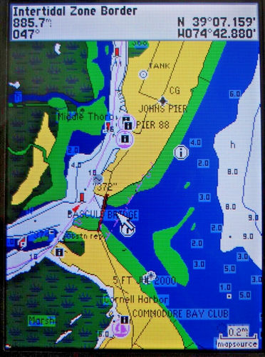 Garmin BlueChart MUS005R New York - New Jersey Data Card Marine Map Chart Chip - Picture 4 of 6