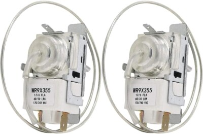 #ad #ad WR9X355 Temperature Control Thermostat GE Refrigerator AP2061636 PS310768 2 PACK $15.99
