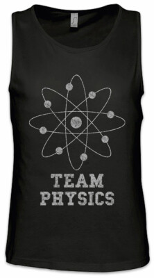 Team Physics Herren Tank Top Lehrer Fun Teacher Physik Professor Nerd Geek