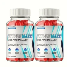 2-Pack Thrust Maxx Gummies for Men – ThrustMaxx Male Gummies - 120 Gummies