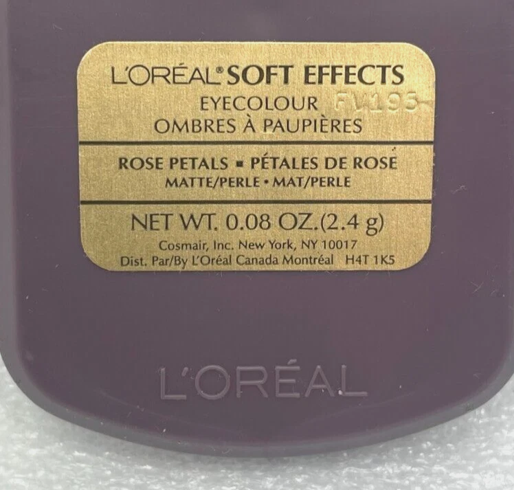 L'OREAL SOFT EFFECTS Eyecolour Eye Shadow Duo- ROSE PETALS **ORIGINAL SOLD AS-IS - Image 4 of 4