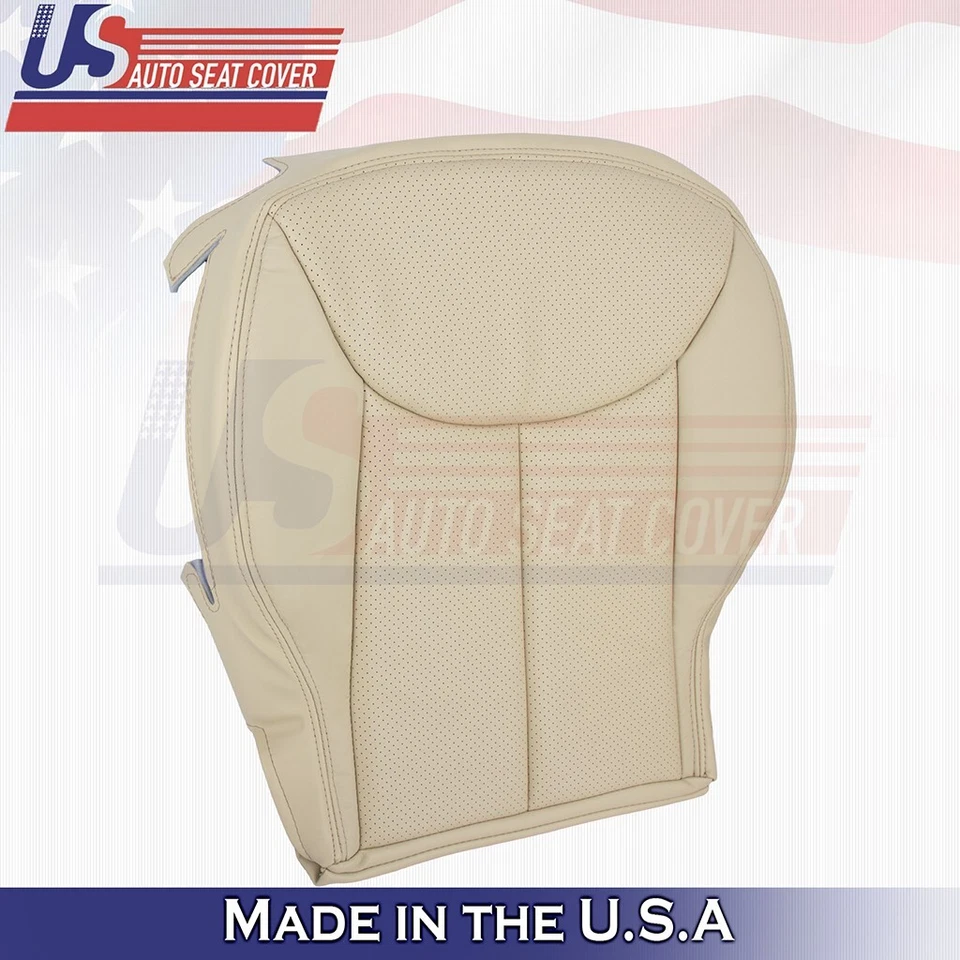 2006 2007 Fits Mercedes Benz SL55 Passenger Bottom Perforated Leather Cover Tan - Image 3 of 4