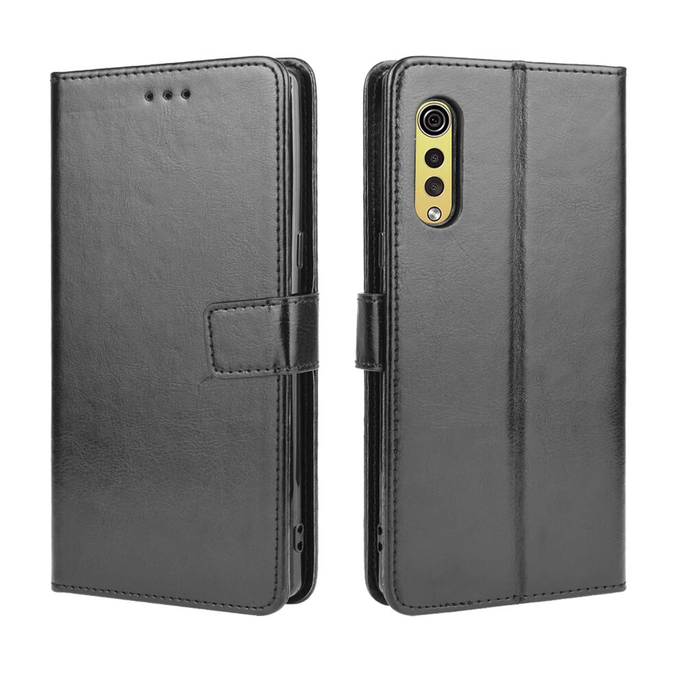 For LG Velvet 5G UW Luxury Classic 360° Full Cover Flip Leather Wallet Card Case - Image 2 of 4