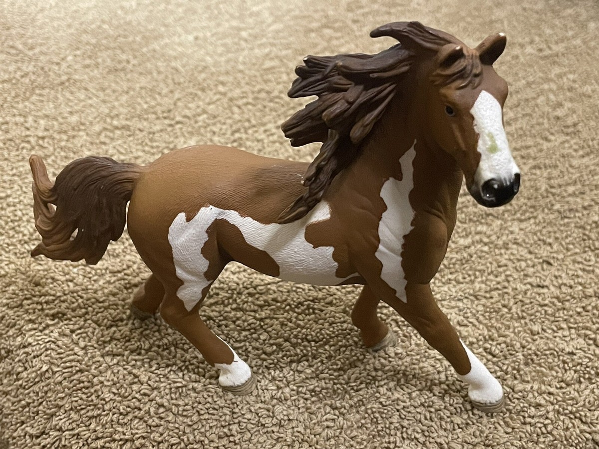 Schleich Horse Stallion AM LIMES 69 Figure Retired Brown White