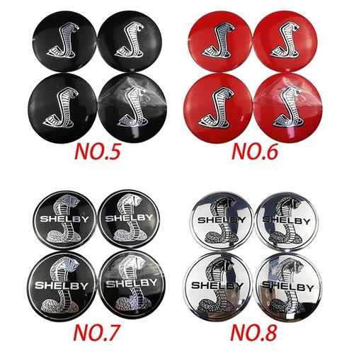 4pcs Car Wheel Center Hubcap Sticker Cover 56mm Car Care Tire Emblem Badge Decal - Picture 3 of 25