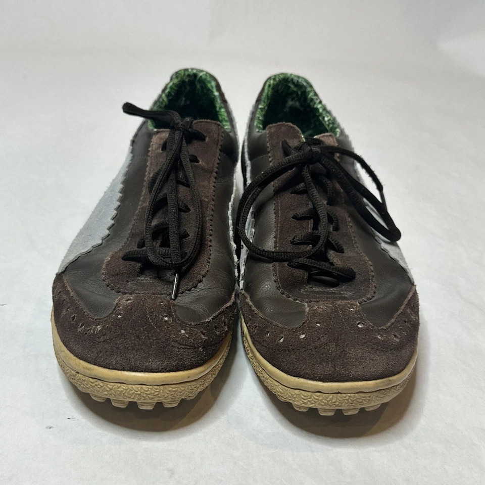 Puma гольф повседневный Sport бутсы мужской обуви кроссовок коричневый кожаный замши 181699 размер 13 - Изображение 2 из 4