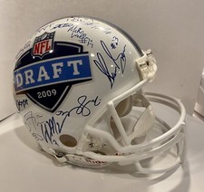 2009 NFL First Round Draft Signed / Autographed Helmet w/ PSA Authentic Stafford